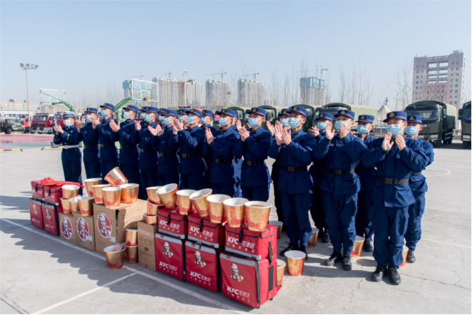 肯德基紅騎士，把“新春如意”送給城市堅守者