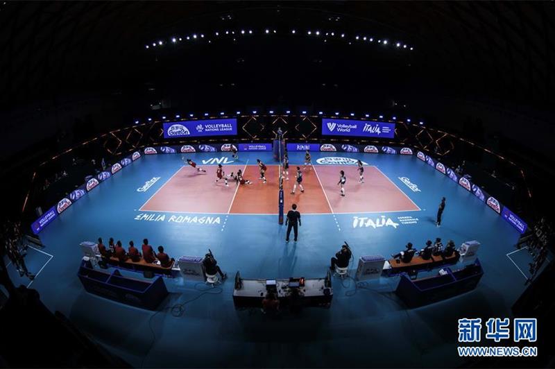 （體育）（4）排球——世界女排聯(lián)賽：中國隊?wèi)?zhàn)勝意大利隊